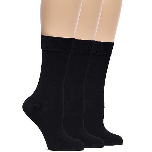 DANISH ENDURANCE 6-Pack Low-Cut Bamboo Viscose Ankle Socks for Men & Women