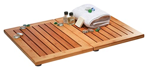 ToiletTree Products Bamboo Deluxe Shower Floor and Bath Mat