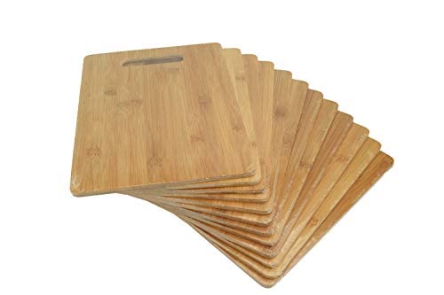 Brimley Bamboo Wood Cutting Board - Wooden Cutting Board with Containers and Lids for Food Storage - Over Edge Hanging Cutting Boards for Kitchen