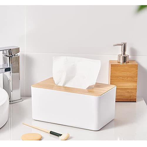 AmazerBath Bamboo Toilet Paper Storage Cabinet