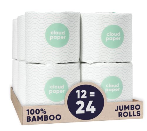 Bulk Reel Premium Bamboo Toilet Paper - 2 Pack - 48 Rolls of