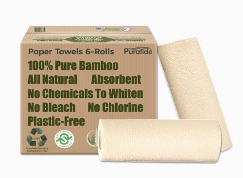 Ecolifestyle Reusable Bamboo Paper Towels, 1 Roll of washable paper towels  New