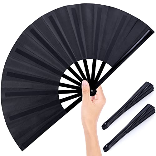  JYSILIYH 2Pcs Pink Paper Hand Fan Paper Folding Fans