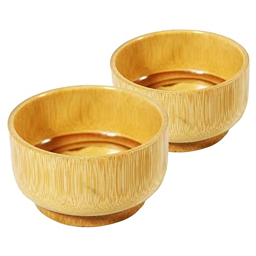 WeeSprout Bamboo Kids Bowls, Set of Four 15 oz Kid-Sized Bamboo