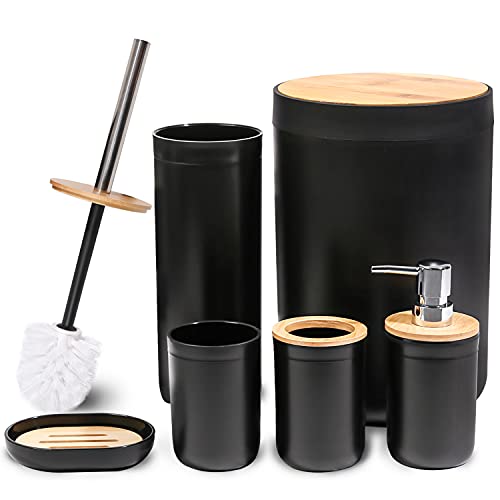 iMucci Bathroom Accessories Set - with Trash Can