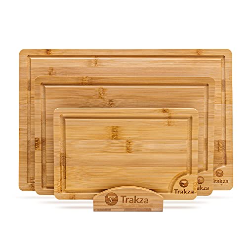  ROYAL CRAFT WOOD Luxury Cutting Boards for Kitchen - Reversible Wood  Cutting Board Set, Thick Chopping Board - Wooden Cutting Board Set with  Juice Groove - Bamboo Cutting Board for Meat, (