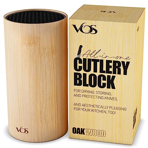 Vos Kitchen Knife Set With Block 13 Pcs