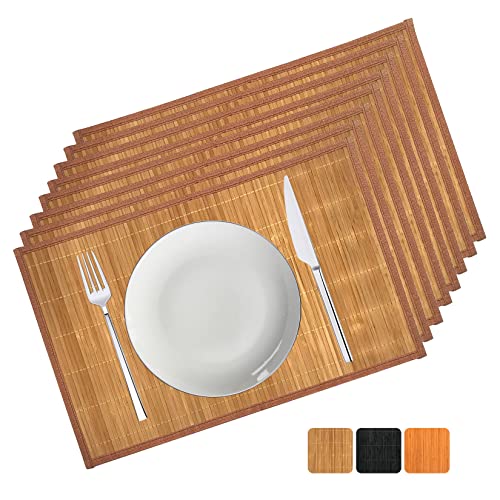 Set of 4 PCS Placemats Non-Slip Washable Cloth Dining Table Place