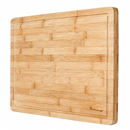 LARGE WOOD BAMBOO CUTTING BOARD - Kitchen Envy