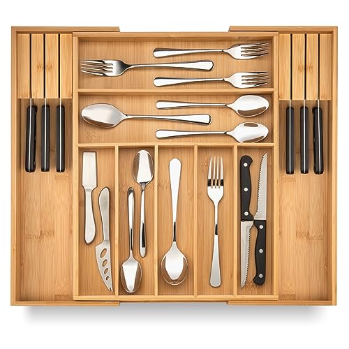 Royal Craft Wood Expandable Utensil Organizer