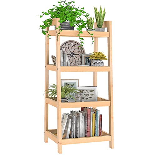 Bamboo Corner Storage Shelf - 4 Tier - By Trademark Innovations