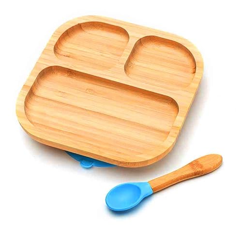 MORGIANA Disposable Tableware Set, Plastic Free Bamboo Plates, Eco